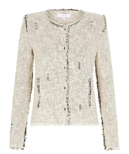 IRO Agnette Tweed Jacket Cream