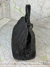 Load image into Gallery viewer, PRADA Black Nappa Gaufre Double Handle Tote Bag