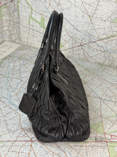 Load image into Gallery viewer, PRADA Black Nappa Gaufre Double Handle Tote Bag