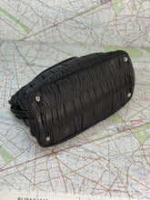 Load image into Gallery viewer, PRADA Black Nappa Gaufre Double Handle Tote Bag