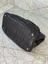 Load image into Gallery viewer, PRADA Black Nappa Gaufre Double Handle Tote Bag