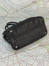 Load image into Gallery viewer, PRADA Black Nappa Gaufre Double Handle Tote Bag