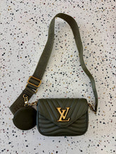 Load image into Gallery viewer, LOUIS VUITTON New Wave Multi-Pochette Khaki Green
