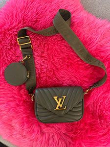 LOUIS VUITTON New Wave Multi-Pochette Khaki Green