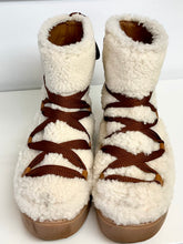 Load image into Gallery viewer, SEE BY CHLOE Charlee Shearling Ankle Boots Camel