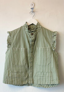 SEVENTY + MOCHI Pablo Waistcoat Vintage Moss