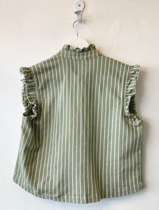 SEVENTY + MOCHI Pablo Waistcoat Vintage Moss