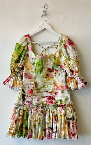 ACLER Glentworth Dress Monet Garden Print