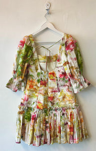 ACLER Glentworth Dress Monet Garden Print