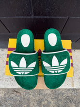 Load image into Gallery viewer, GUCCI X ADIDAS GG Platform Sandal Green