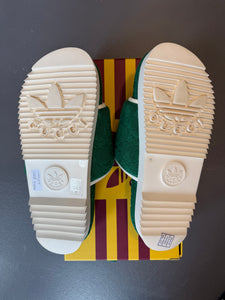 GUCCI X ADIDAS GG Platform Sandal Green