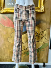 Load image into Gallery viewer, BURBERRY BLUE LABEL NOVA CHECK TROUSERS 36
