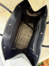 Load image into Gallery viewer, SAINT LAURENT Rive Gauche Logo Calf Leather North South Tote Bag