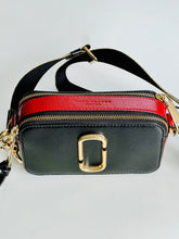Load image into Gallery viewer, MARC JACOBS The Snapshot Camera Bag Black Red Maroon