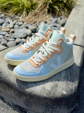 Load image into Gallery viewer, VEJA V15 Suede Hi Top Jade White Multico