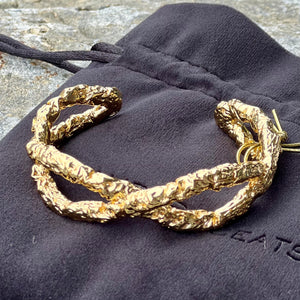 AMBER SCEATS Bracelet Crushed Gold