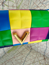 Load image into Gallery viewer, LOUIS VUITTON Multicolor Patchwork East West Pochette Twist