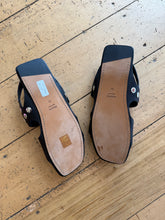 Load image into Gallery viewer, KHAITE Boden Studded Leather Sandals Black