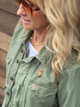 Load image into Gallery viewer, POLO - RALPH LAUREN Field Jacket With Pin Badges Khaki