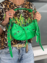 Load image into Gallery viewer, BALENCIAGA Le Cagole Shoulder Bag XS Green
