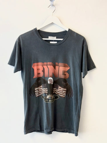 ANINE BING Vintage Bing Eagle Tee Faded Black