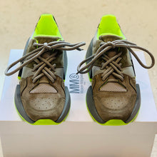 Load image into Gallery viewer, MAISON MARGIELA MM6 SNEAKERS GREY / FLURO YELLOW