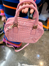 Load image into Gallery viewer, VERSACE Vanitas Line Quilted Leather Satchel Coral Pink