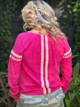 Load image into Gallery viewer, MAISON SCOTCH LONG SLEEVE TOP PINK